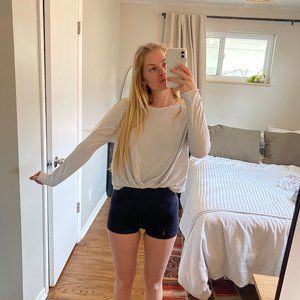 Lululemon Billowed front Long Sleeve Tee